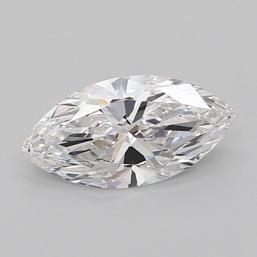 2.06 Carat Marquise Shaped, Ideal Cut, E Color, VVS2 Clarity, IGI Certified Lab Grown Diamond