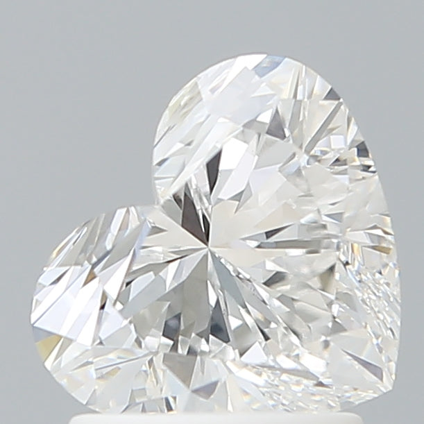 1.59 Carat Heart Shaped, Ideal Cut, D Color, VS1 Clarity, IGI Certified Lab Grown Diamond