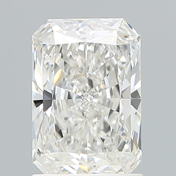 1.53 Carat Radiant Shaped, Ideal Cut, F Color, IF Clarity, IGI Certified Lab Grown Diamond