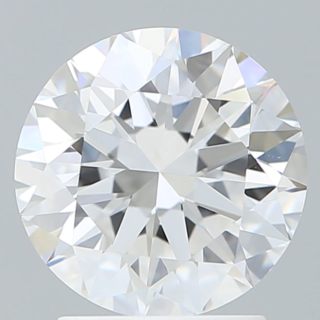 2.21 Carat Round Shaped, Excellent Cut, D Color, VVS1 Clarity, IGI Certified Lab Grown Diamond