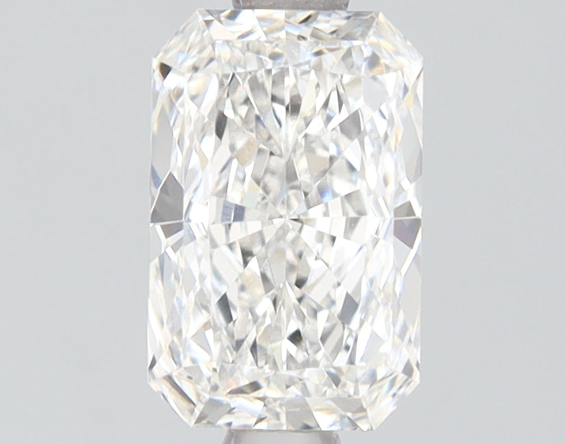 1.19 Carat Radiant Shaped, Excellent Cut, E Color, VVS2 Clarity, IGI Certified Lab Grown Diamond