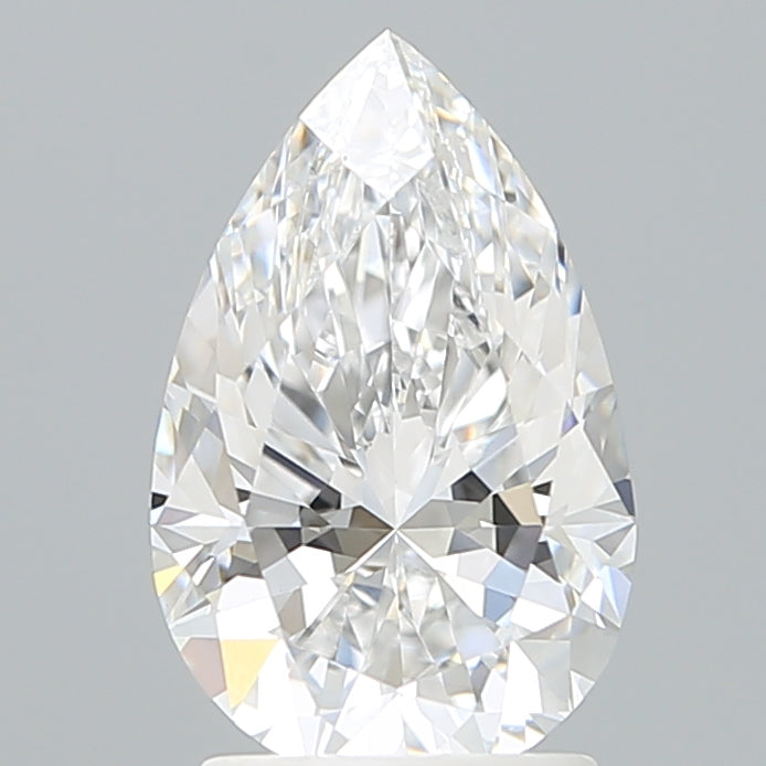 2.22 Carat Pear Shaped, Ideal Cut, D Color, VVS2 Clarity, IGI Certified Lab Grown Diamond