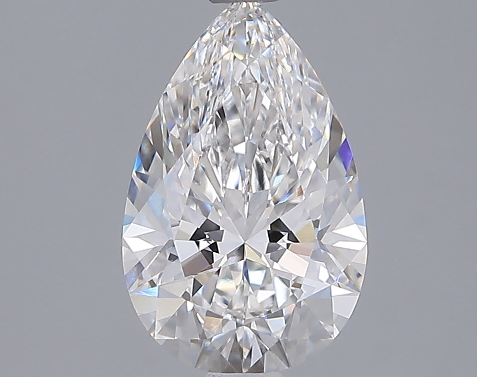 2.04 Carat Pear Shaped, Ideal Cut, D Color, VVS1 Clarity, IGI Certified Lab Grown Diamond