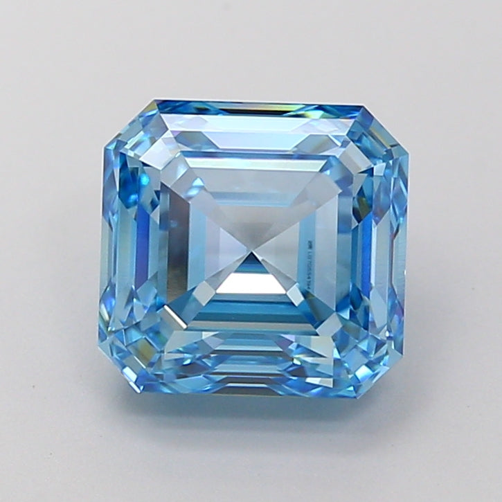 2.68 Carat Asscher Shaped, Very Good Cut, VVS2 Clarity, IGI Certified Lab Grown Diamond