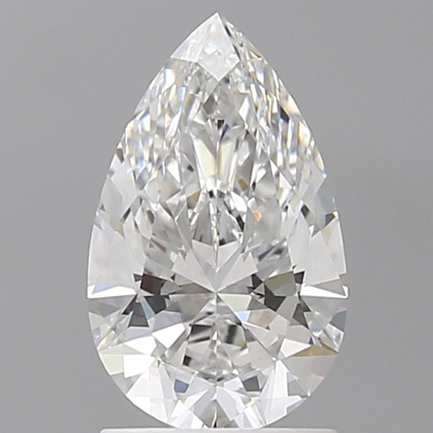 1.58 Carat Pear Shaped, Ideal Cut, E Color, VVS2 Clarity, IGI Certified Lab Grown Diamond