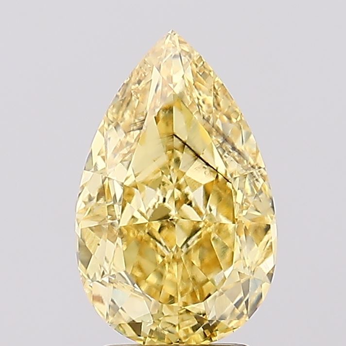3.17 Carat Pear Shaped, Ideal Cut, SI1 Clarity, IGI Certified Lab Grown Diamond