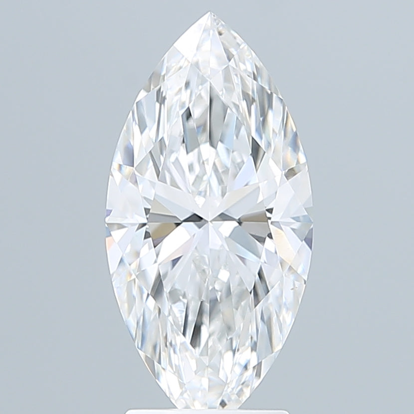 3.10 Carat Marquise Shaped, Ideal Cut, E Color, VVS2 Clarity, IGI Certified Lab Grown Diamond