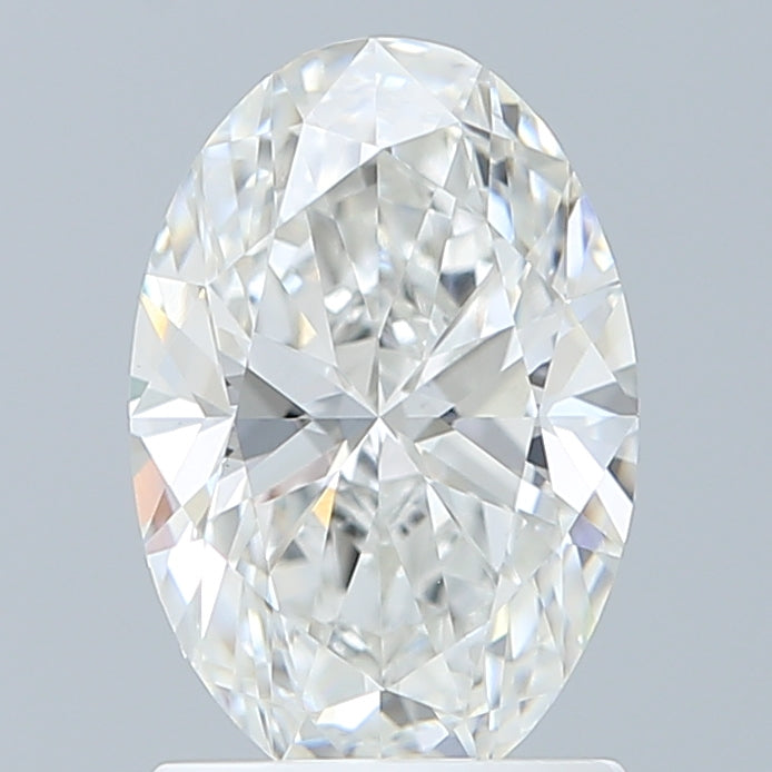 1.58 Carat Oval Shaped, Ideal Cut, E Color, VVS2 Clarity, IGI Certified Lab Grown Diamond
