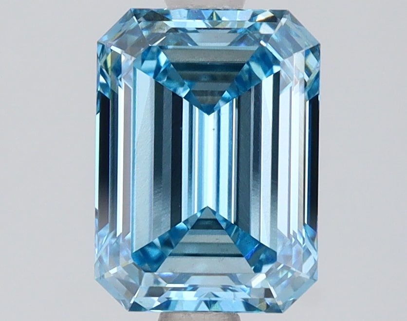2.05 Carat Emerald Shaped, Ideal Cut, VS1 Clarity, IGI Certified Lab Grown Diamond