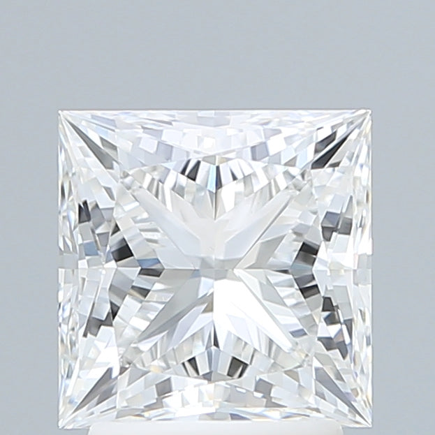 2.60 Carat Princess Shaped, Ideal Cut, E Color, VVS2 Clarity, IGI Certified Lab Grown Diamond