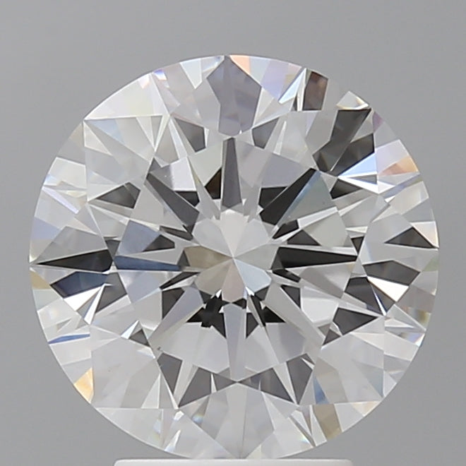 4.03 Carat Round Shaped, Ideal Cut, E Color, VVS2 Clarity, IGI Certified Lab Grown Diamond