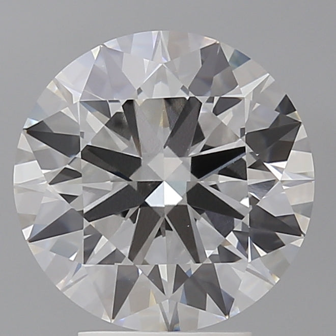 4.01 Carat Round Shaped, Ideal Cut, E Color, VVS2 Clarity, IGI Certified Lab Grown Diamond