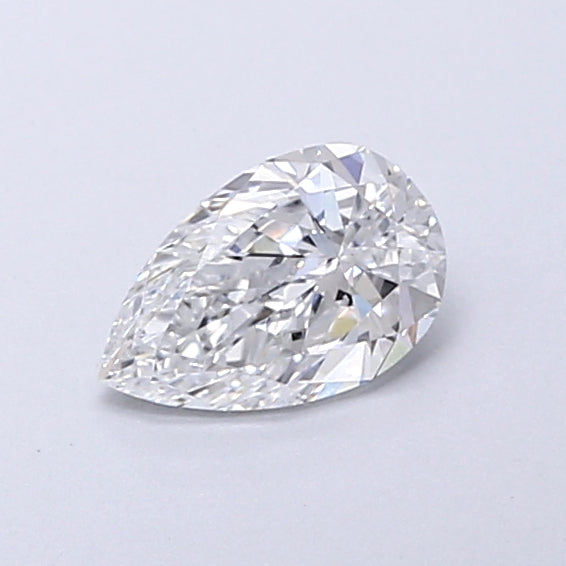 0.51 Carat Pear Shaped, Very Good Cut, D Color, VVS2 Clarity, IGI Certified Lab Grown Diamond
