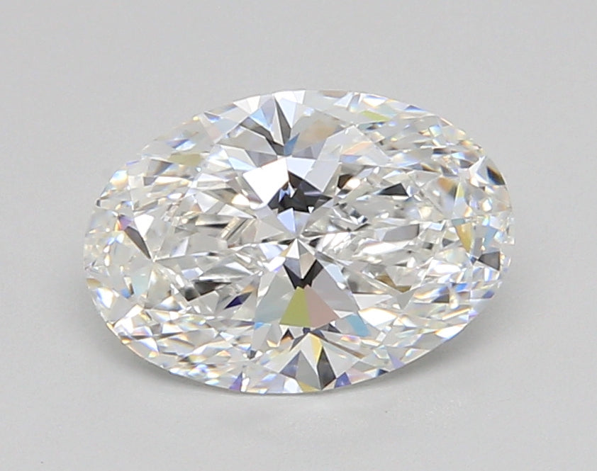 2.04 Carat Oval Shaped, Excellent Cut, F Color, VVS2 Clarity, IGI Certified Lab Grown Diamond