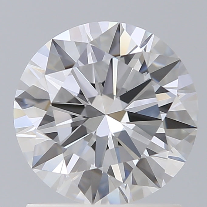 1.38 Carat Round Shaped, Excellent Cut, E Color, VS1 Clarity, IGI Certified Lab Grown Diamond