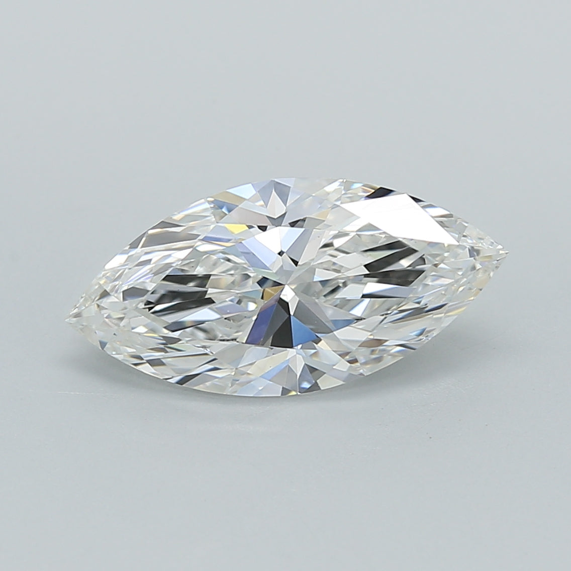 2.06 Carat Marquise Shaped, Ideal Cut, F Color, VVS2 Clarity, IGI Certified Lab Grown Diamond