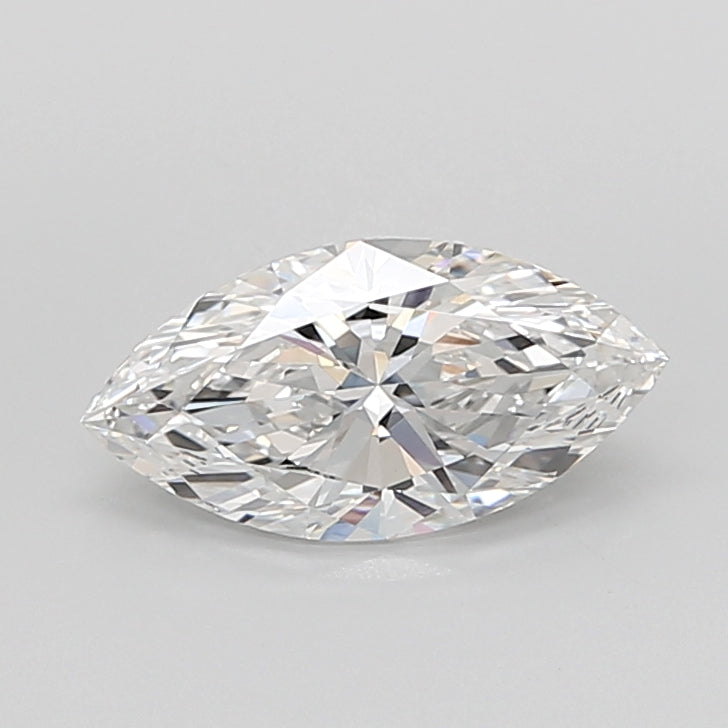 3.04 Carat Marquise Shaped, Ideal Cut, E Color, VVS2 Clarity, IGI Certified Lab Grown Diamond