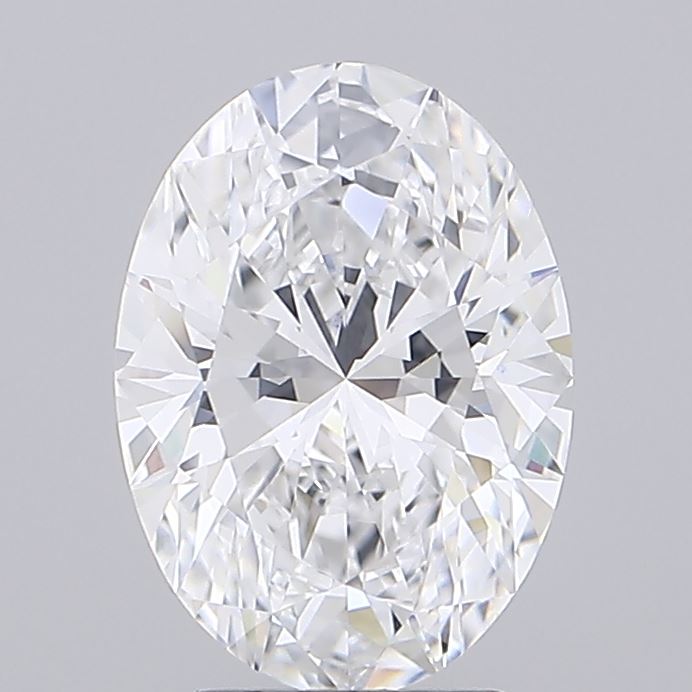 3.01 Carat Oval Shaped, Ideal Cut, D Color, VVS1 Clarity, IGI Certified Lab Grown Diamond