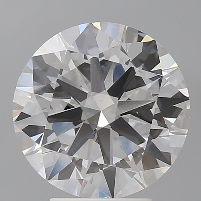 4.03 Carat Round Shaped, Excellent Cut, E Color, VVS2 Clarity, IGI Certified Lab Grown Diamond