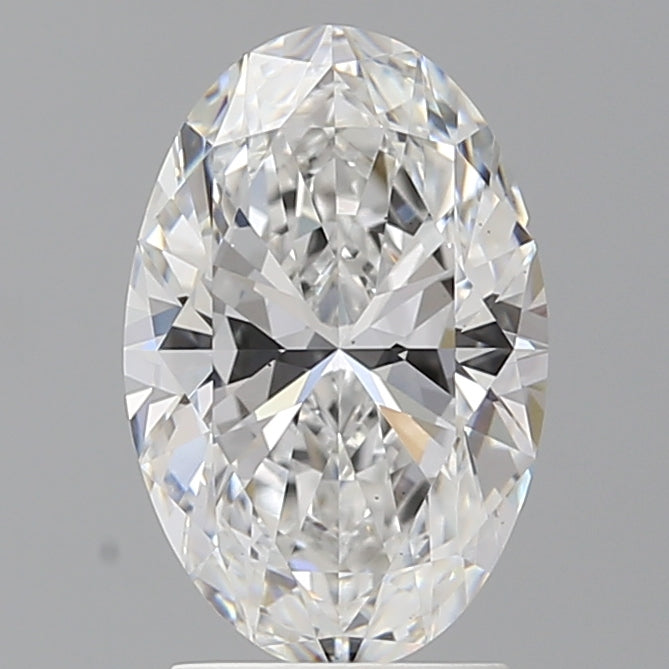 2.56 Carat Oval Shaped, Ideal Cut, D Color, VS2 Clarity, IGI Certified Lab Grown Diamond