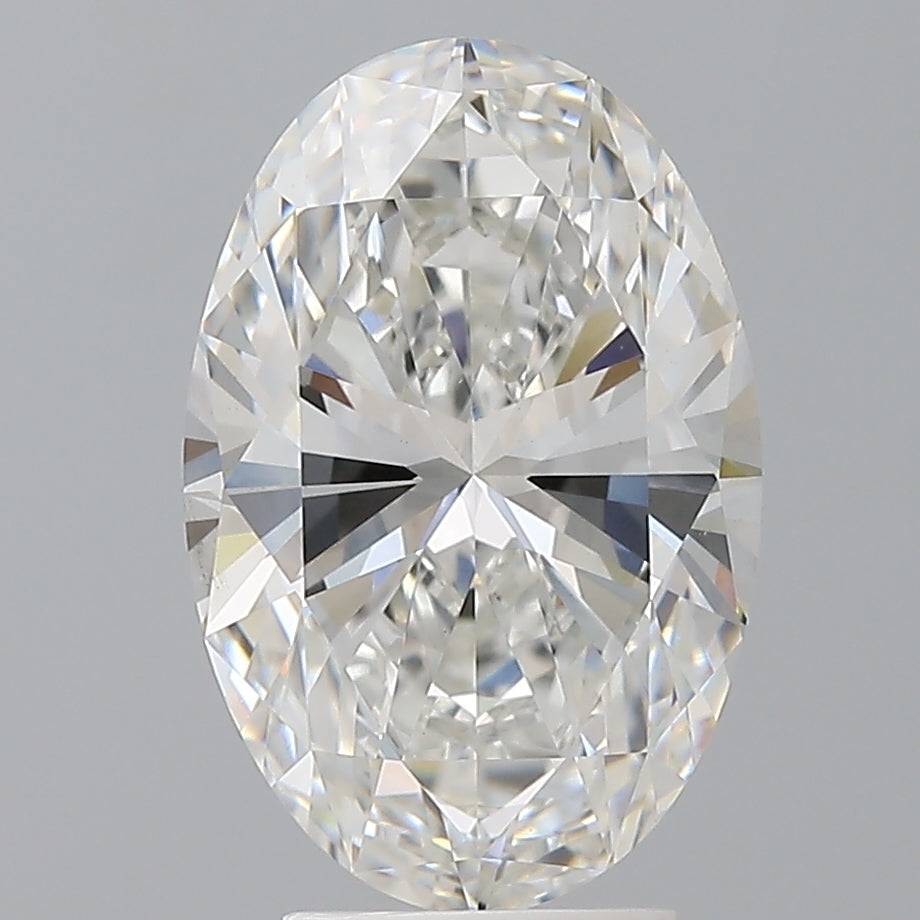 4.06 Carat Oval Shaped, Ideal Cut, F Color, VVS2 Clarity, IGI Certified Lab Grown Diamond