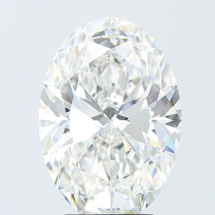4.06 Carat Oval Shaped, Ideal Cut, F Color, VS2 Clarity, IGI Certified Lab Grown Diamond