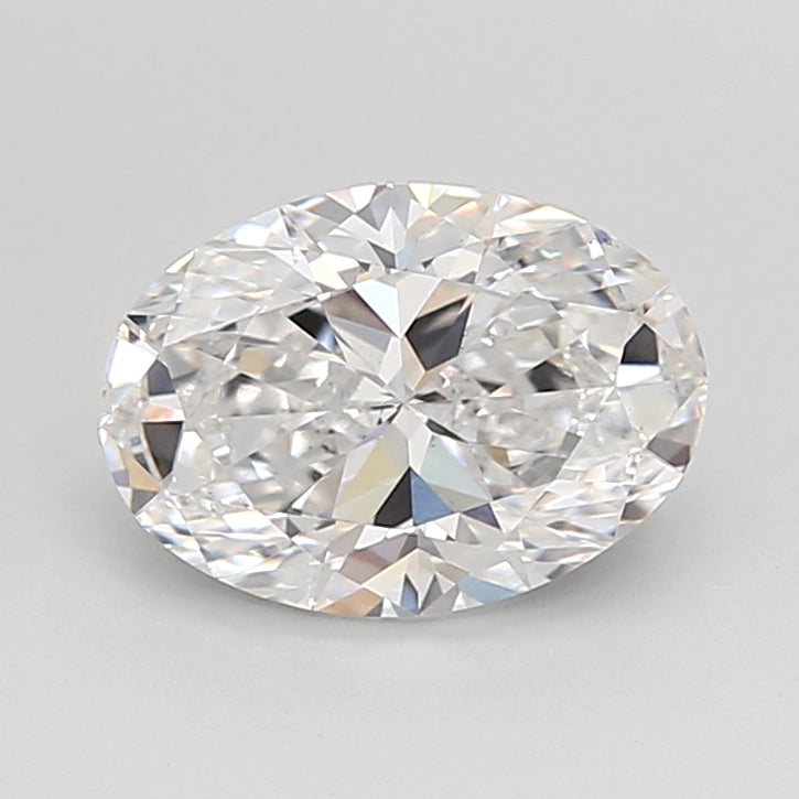 1.58 Carat Oval Shaped, Ideal Cut, D Color, VS1 Clarity, IGI Certified Lab Grown Diamond