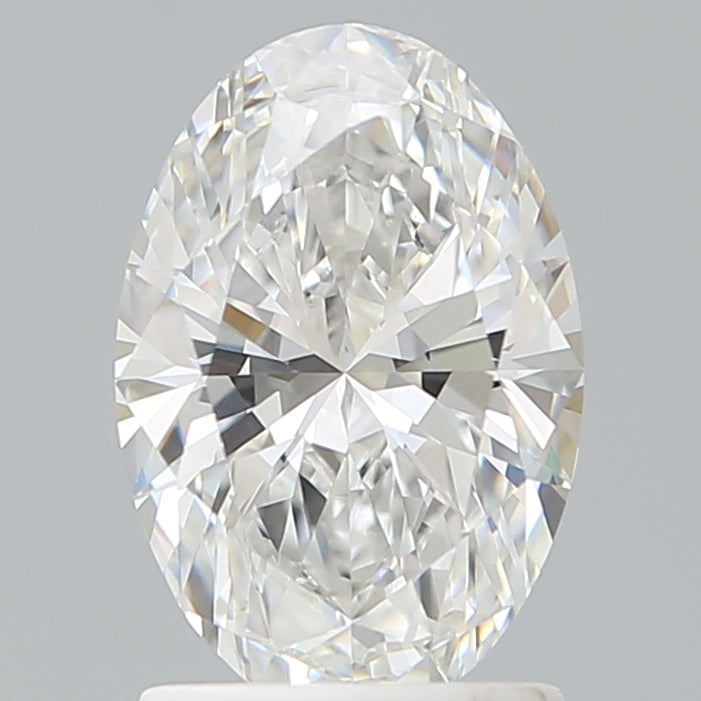1.60 Carat Oval Shaped, Ideal Cut, E Color, VVS2 Clarity, IGI Certified Lab Grown Diamond