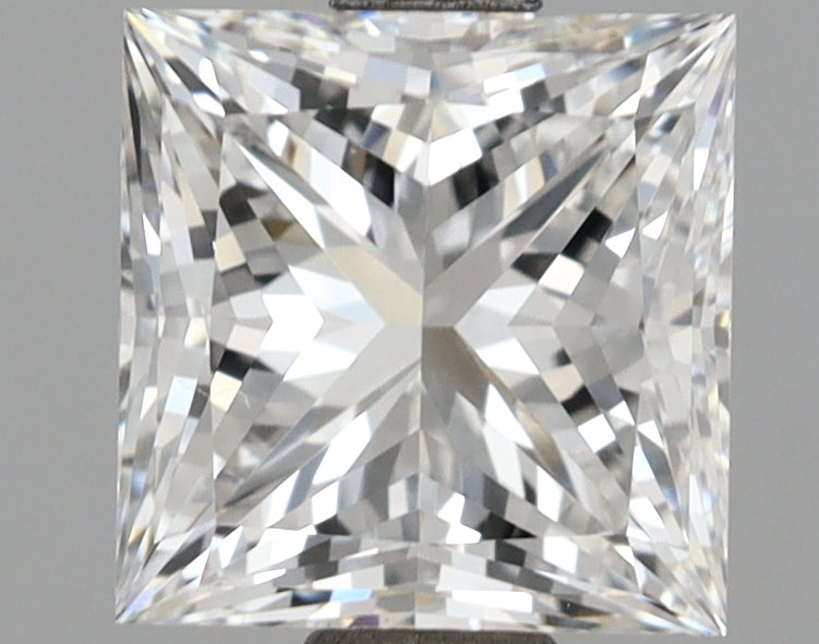 2.09 Carat Princess Shaped, Ideal Cut, D Color, VVS2 Clarity, IGI Certified Lab Grown Diamond