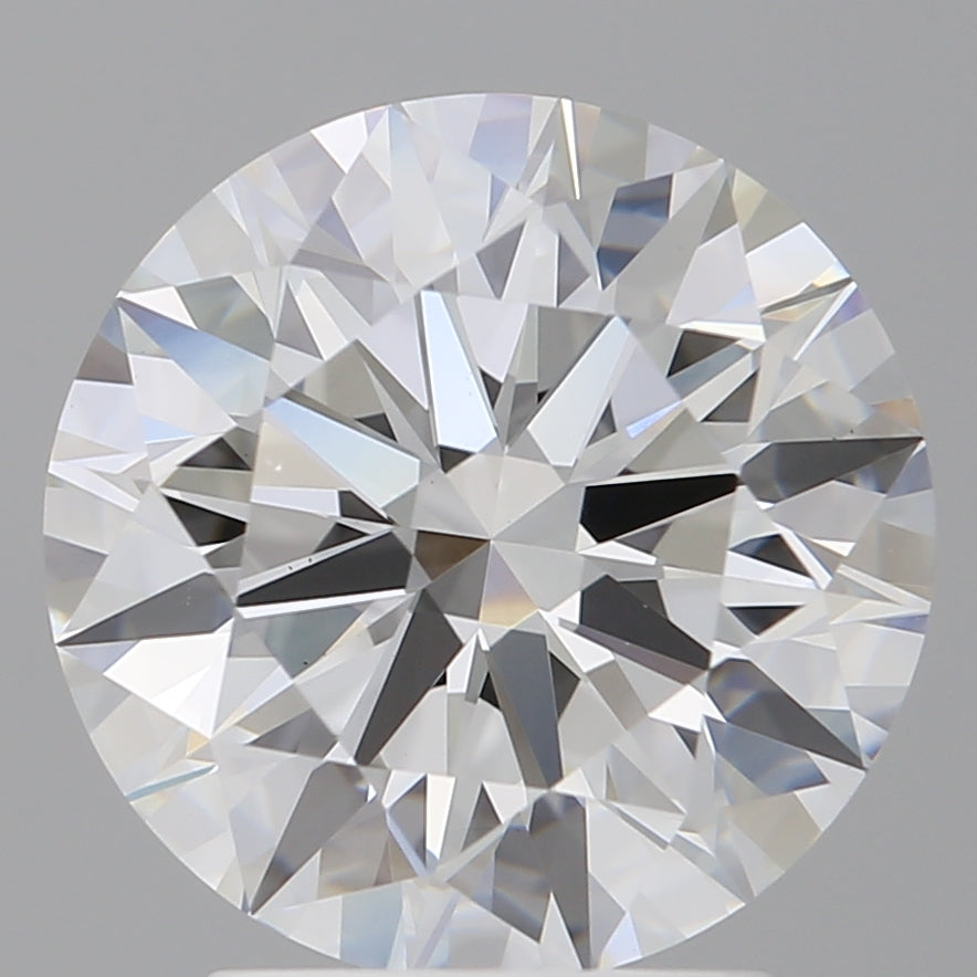 3.03 Carat Round Shaped, Ideal Cut, E Color, VVS2 Clarity, IGI Certified Lab Grown Diamond