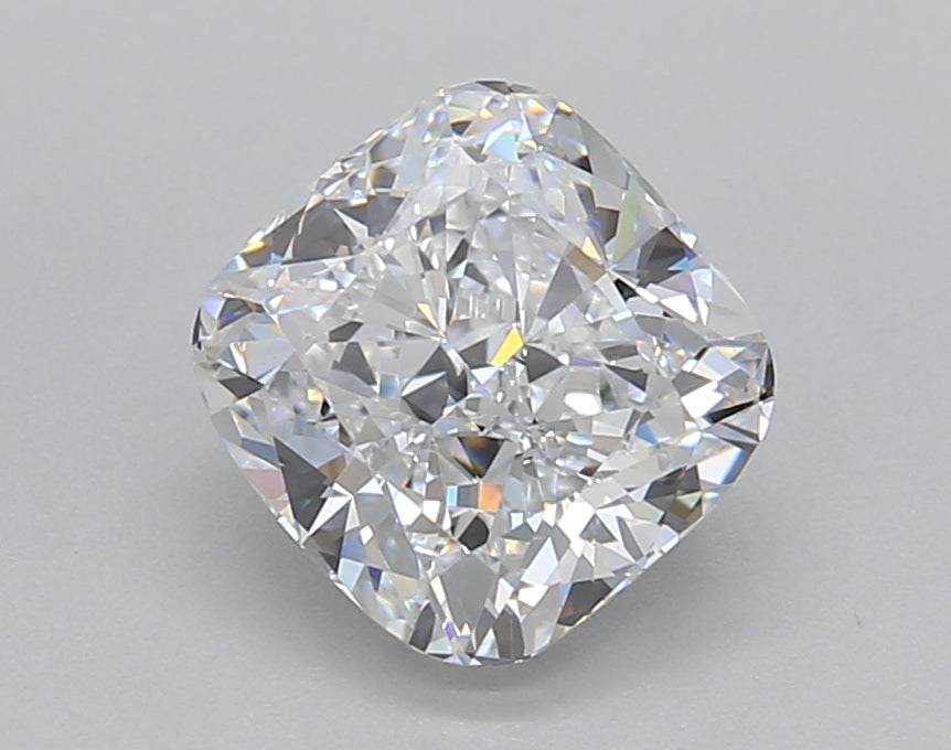 2.02 Carat Cushion Shaped, Very Good Cut, D Color, VVS2 Clarity, IGI Certified Lab Grown Diamond