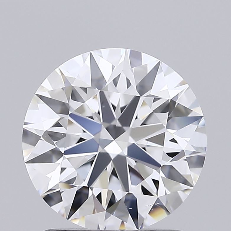 1.59 Carat Round Shaped, Ideal Cut, D Color, VS2 Clarity, IGI Certified Lab Grown Diamond