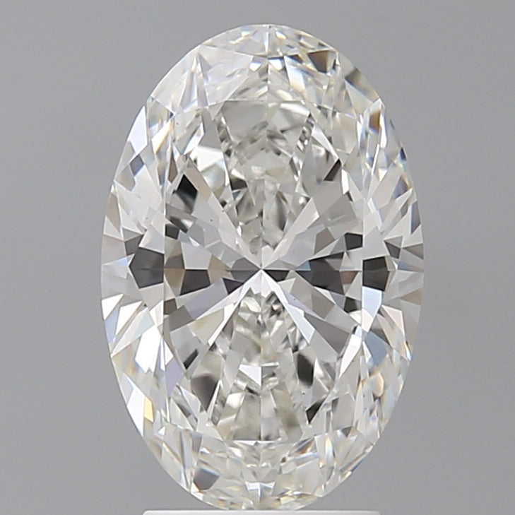 3.10 Carat Oval Shaped, Ideal Cut, F Color, VVS2 Clarity, IGI Certified Lab Grown Diamond
