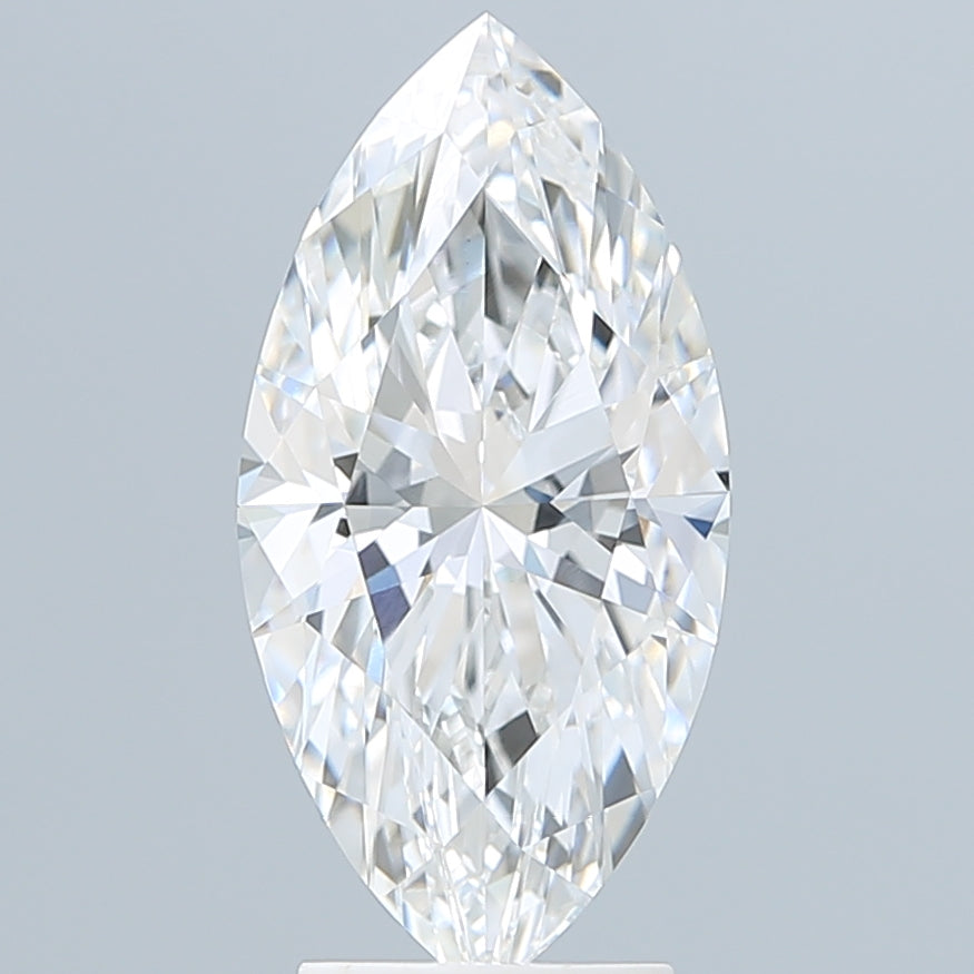 3.58 Carat Marquise Shaped, Excellent Cut, E Color, VVS2 Clarity, IGI Certified Lab Grown Diamond