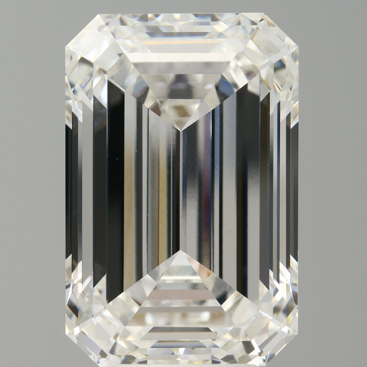 9.07 Carat Emerald Shaped, Ideal Cut, F Color, VVS2 Clarity, IGI Certified Lab Grown Diamond