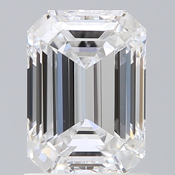 1.51 Carat Emerald Shaped, Ideal Cut, D Color, VS1 Clarity, IGI Certified Lab Grown Diamond