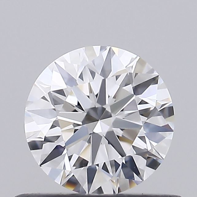0.53 Carat Round Shaped, Ideal Cut, D Color, VVS2 Clarity, IGI Certified Lab Grown Diamond
