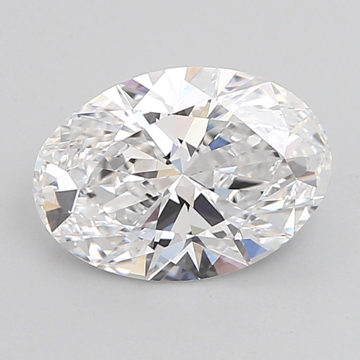3.25 Carat Oval Shaped, Ideal Cut, D Color, VS1 Clarity, IGI Certified Lab Grown Diamond