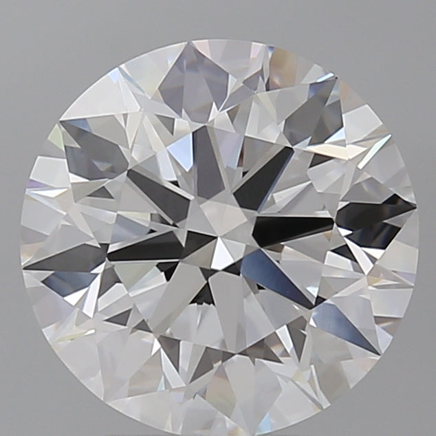 4.08 Carat Round Shaped, Ideal Cut, E Color, VVS2 Clarity, IGI Certified Lab Grown Diamond