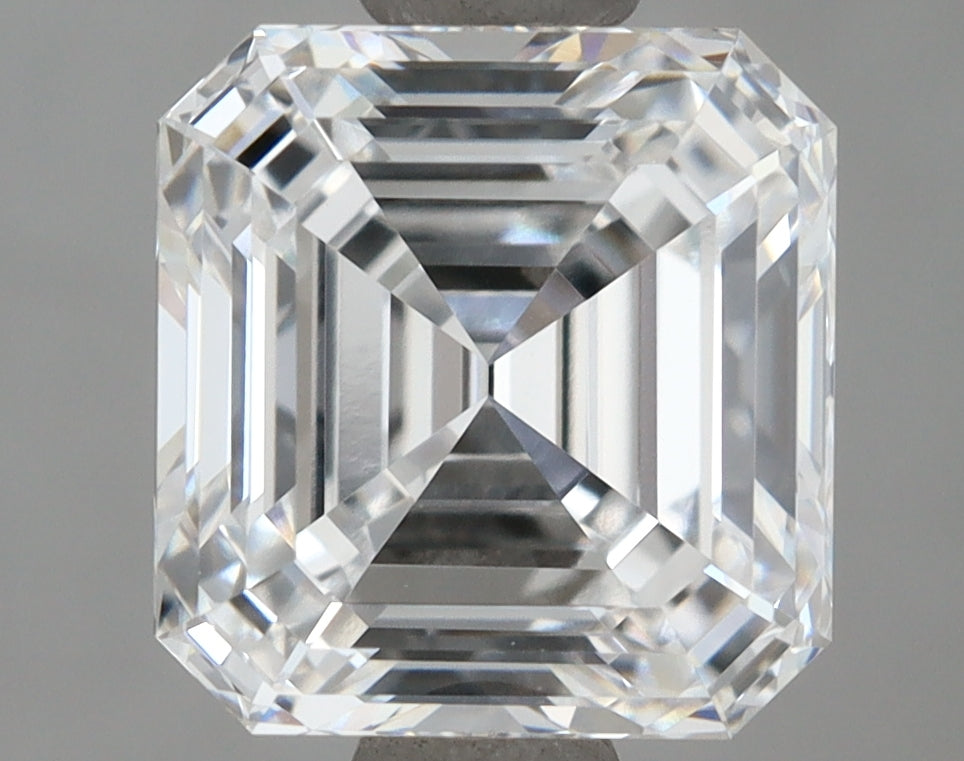2.11 Carat Asscher Shaped, Ideal Cut, D Color, VVS1 Clarity, IGI Certified Lab Grown Diamond