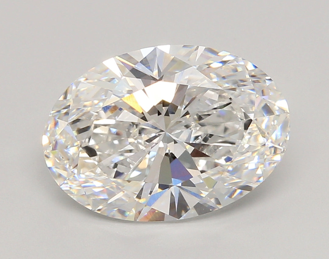 5.04 Carat Oval Shaped, Ideal Cut, E Color, VVS1 Clarity, IGI Certified Lab Grown Diamond