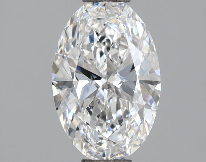 1.07 Carat Oval Shaped, Ideal Cut, D Color, VS1 Clarity, IGI Certified Lab Grown Diamond