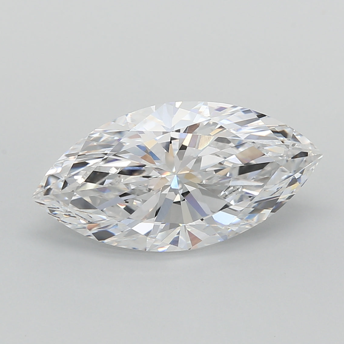 3.01 Carat Marquise Shaped, Ideal Cut, E Color, VVS2 Clarity, IGI Certified Lab Grown Diamond