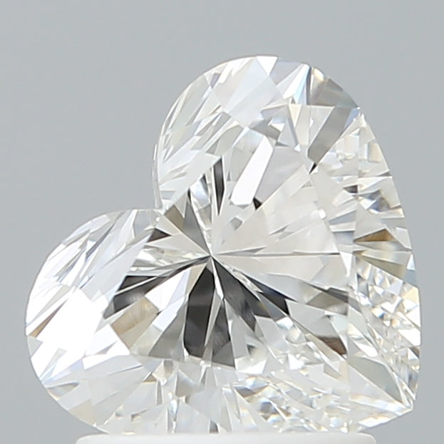 1.71 Carat Heart Shaped, Ideal Cut, E Color, VVS2 Clarity, IGI Certified Lab Grown Diamond
