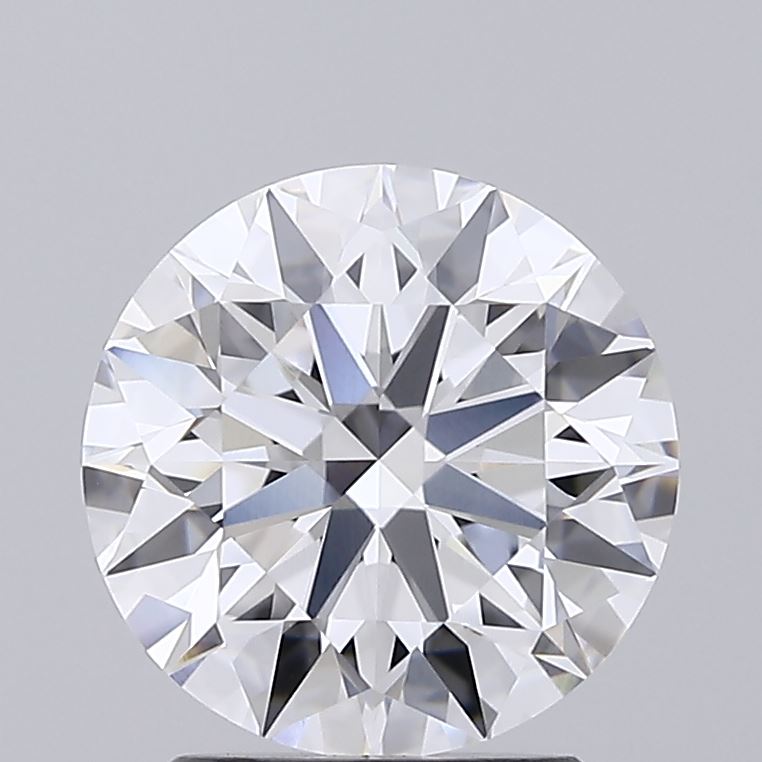 2.42 Carat Round Shaped, Ideal Cut, E Color, VVS2 Clarity, IGI Certified Lab Grown Diamond