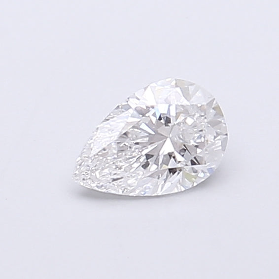 0.36 Carat Pear Shaped, Very Good Cut, D Color, VVS2 Clarity, IGI Certified Lab Grown Diamond