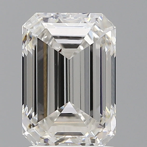 2.50 Carat Emerald Shaped, Ideal Cut, F Color, VS1 Clarity, IGI Certified Lab Grown Diamond