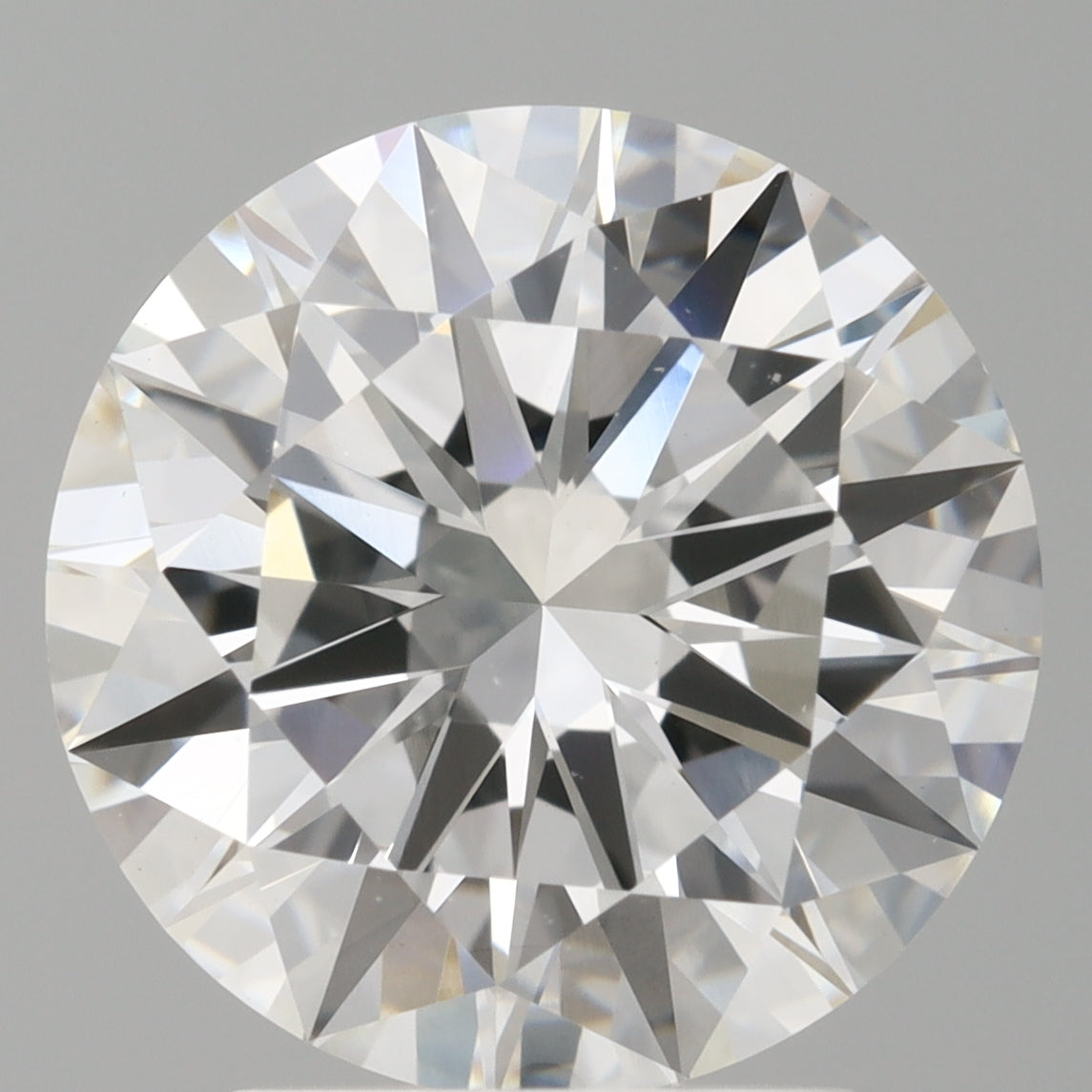 3.00 Carat Round Shaped, Excellent Cut, E Color, VVS2 Clarity, IGI Certified Lab Grown Diamond