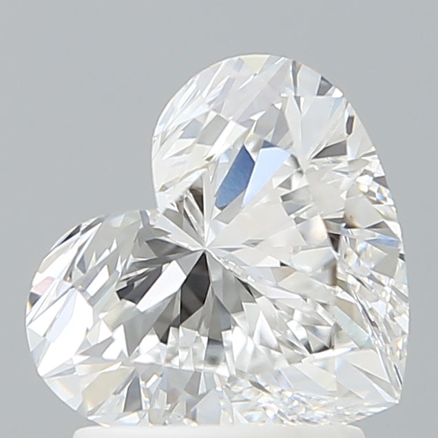 1.78 Carat Heart Shaped, Ideal Cut, E Color, VVS2 Clarity, IGI Certified Lab Grown Diamond