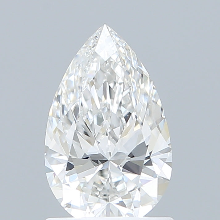 1.10 Carat Pear Shaped, Ideal Cut, E Color, VVS2 Clarity, IGI Certified Lab Grown Diamond